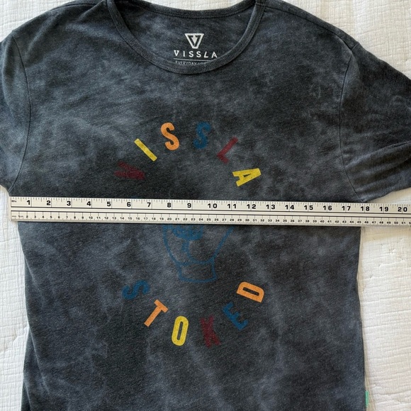 Vissla Everyday Heather Graphic Tee XL (Fits M/L) Surf Skate Ocean - Picture 7 of 11